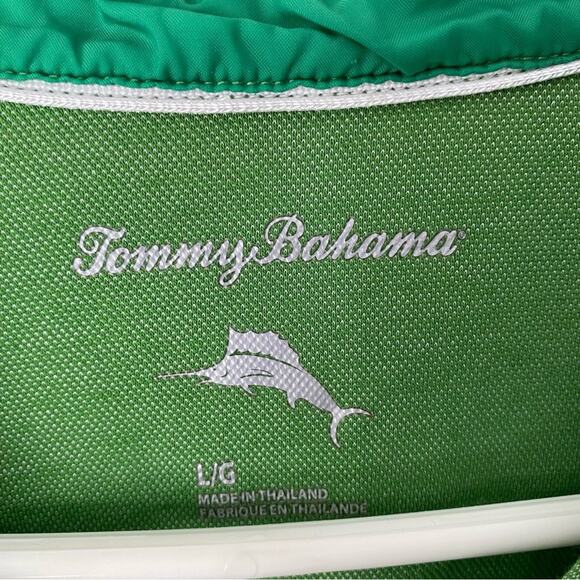 Tommy Bahama Green Polo Shirt Golf Short Sleeve Mens size large - Picture 6 of 6